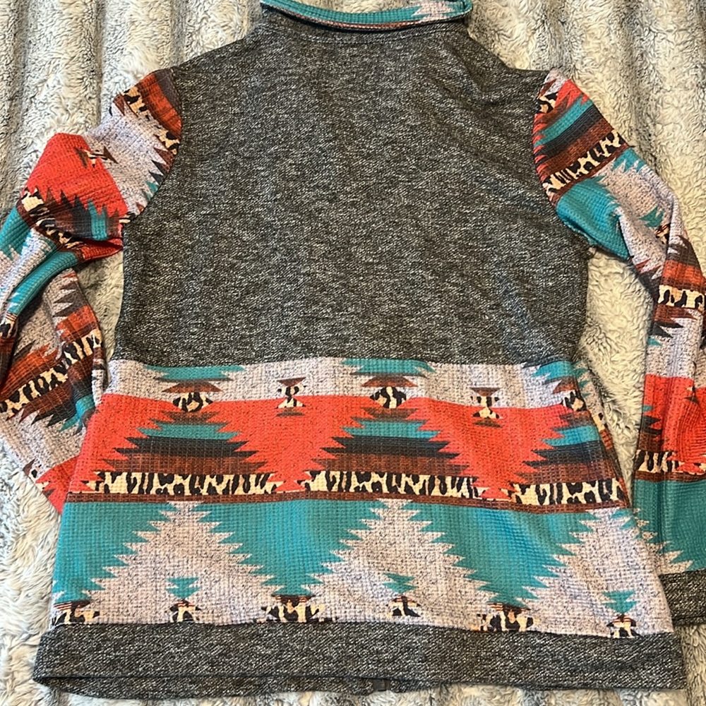 Aztec zip up jacket - Picture 3 of 3